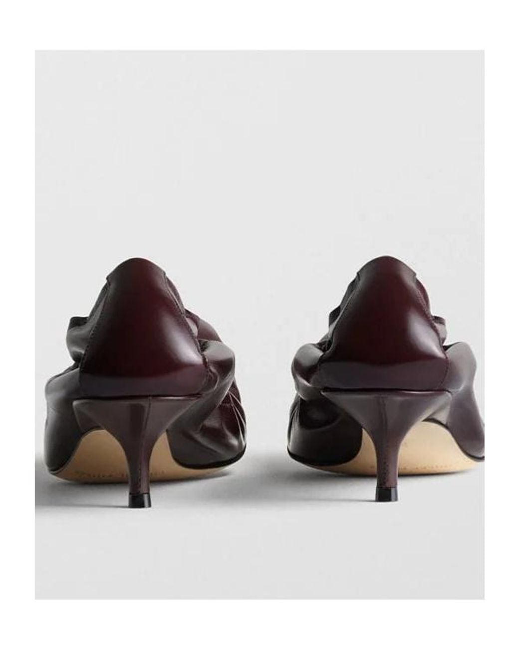 Phoebe Philo Brown Round-Toe High Heels