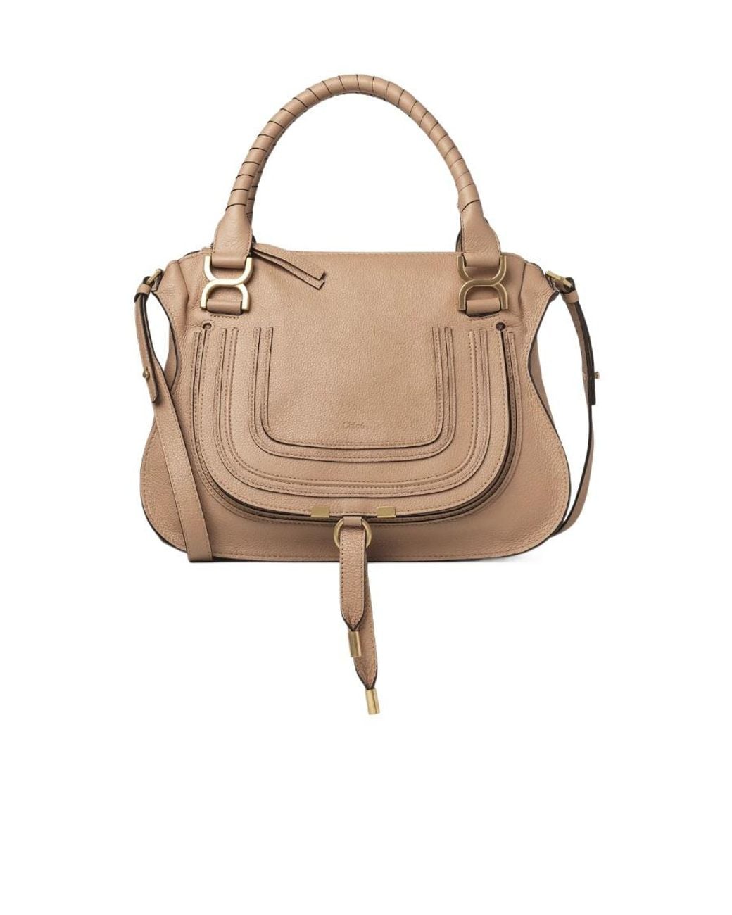 Chloé Natural Chloé Marcie Medium Tote Bag