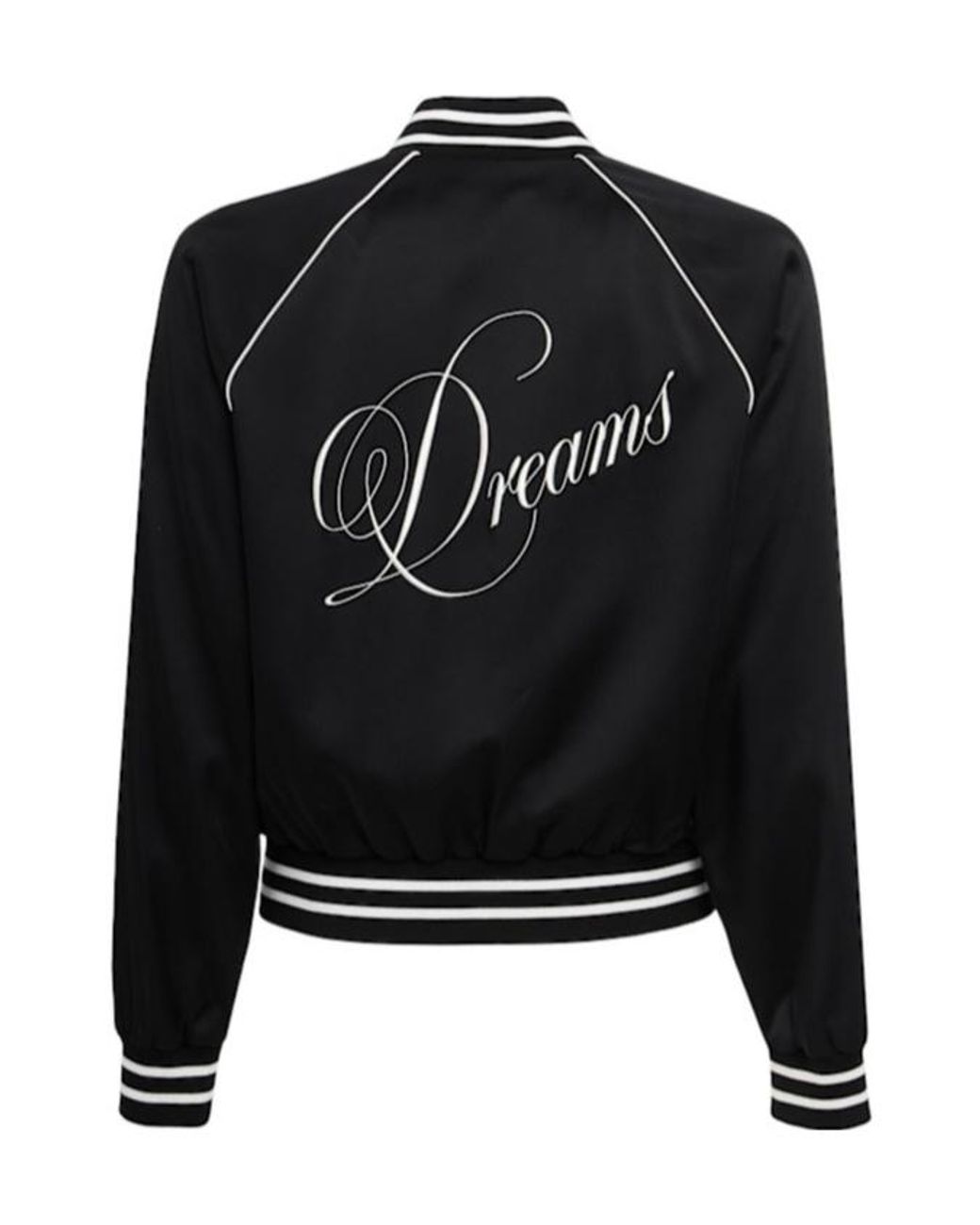 Ann Demeulemeester Black Esko Slim Fit Raglan Bomber Jacket for men