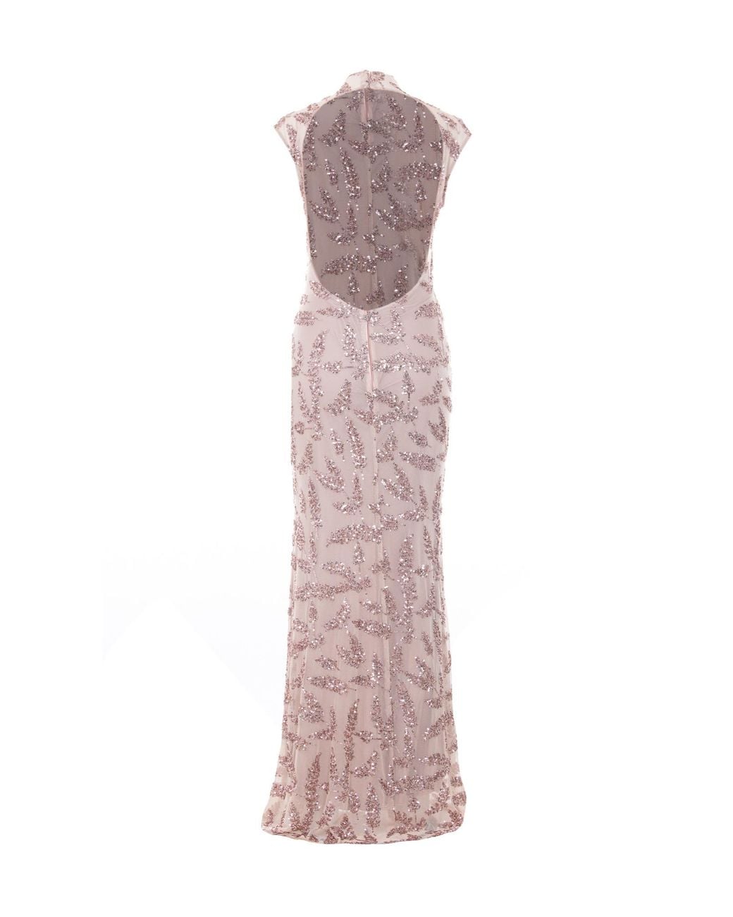 Aniye By Pink Rose Fatal Uma Sequined Long Dress
