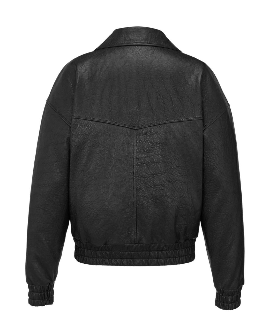 Saint Laurent Black Zip-Up Bomber Jacket for men