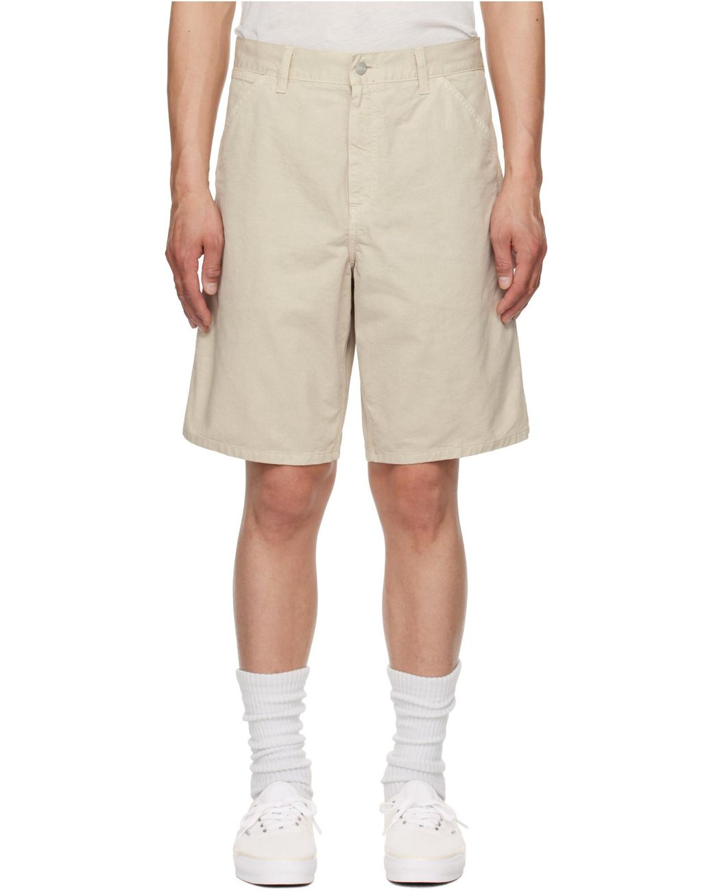 Carhartt Natural Single Knee Shorts for men