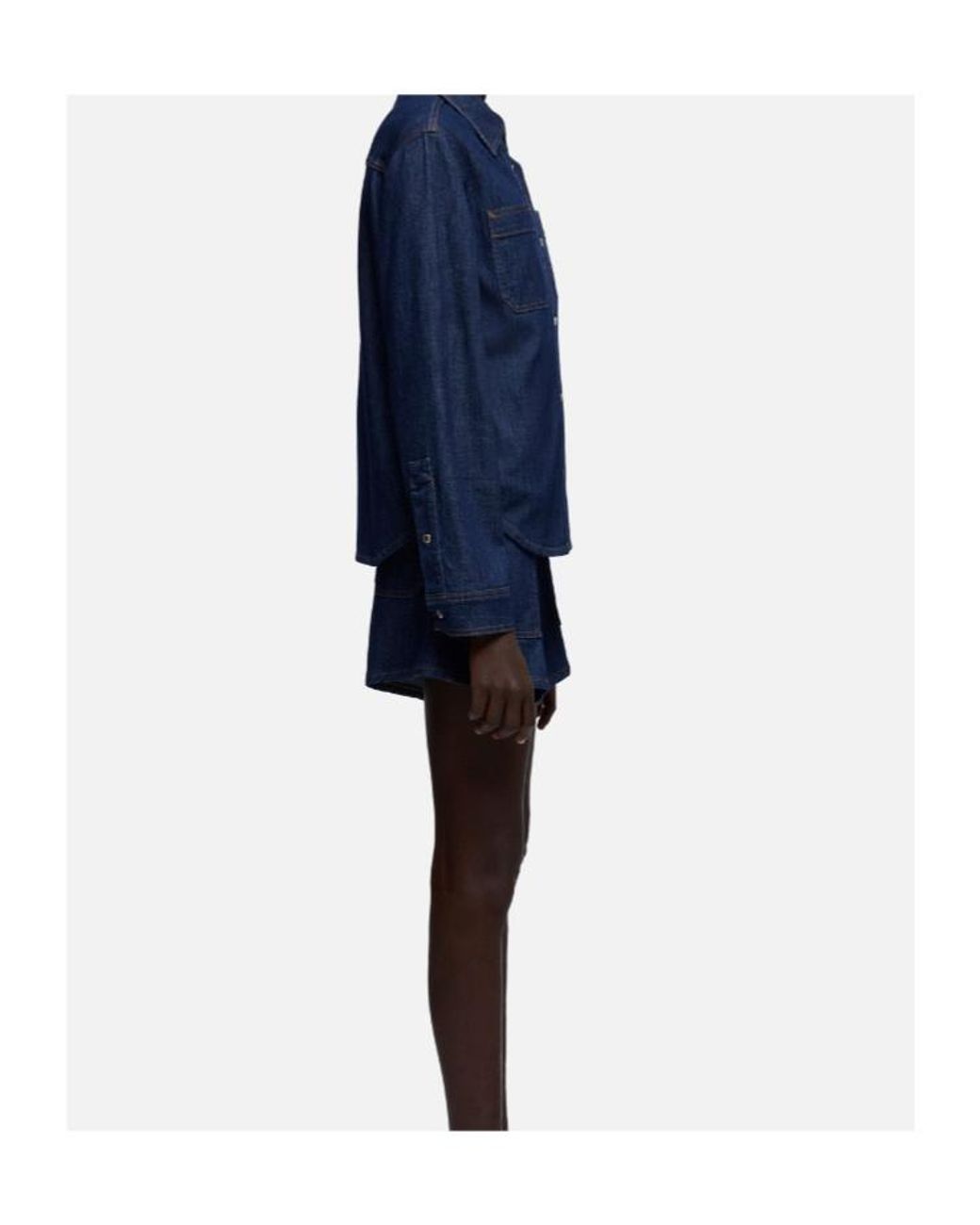 7 For All Mankind Blue Utility Classic Shirt