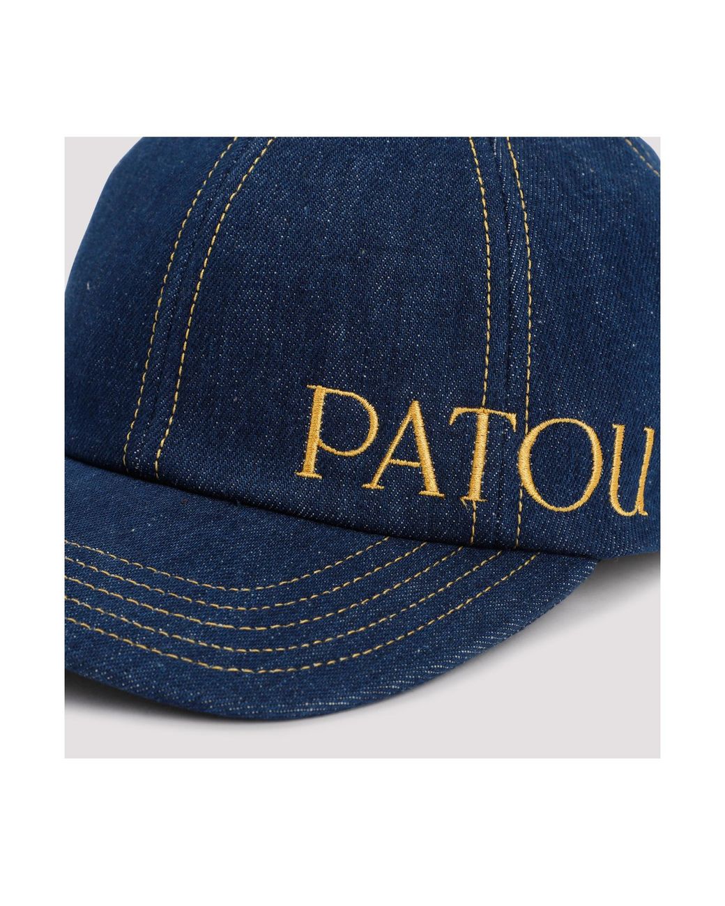 Patou Blue Logo-Embroidered Baseball Hat