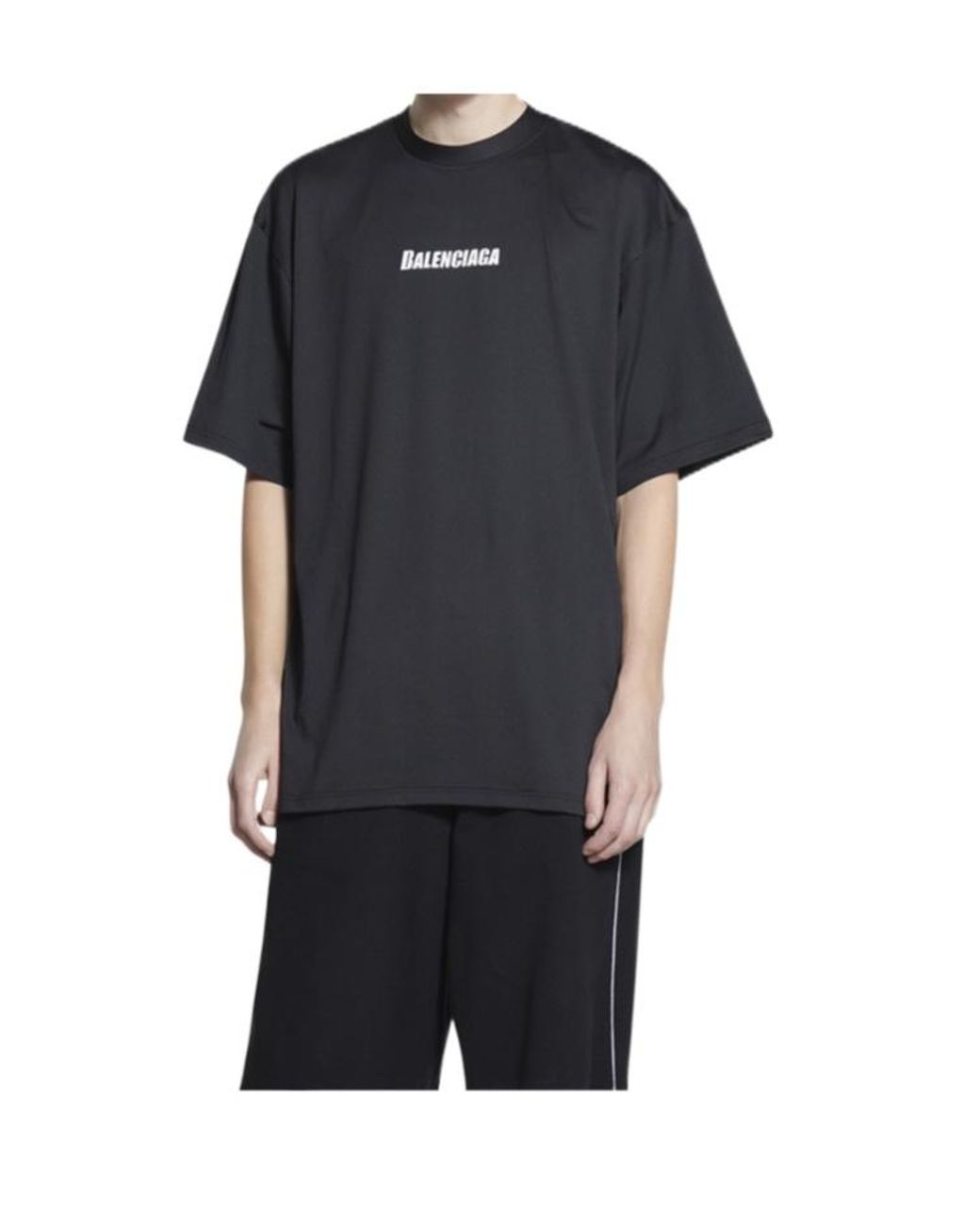 Balenciaga Black T-Shirt Swim Da Uomo for men