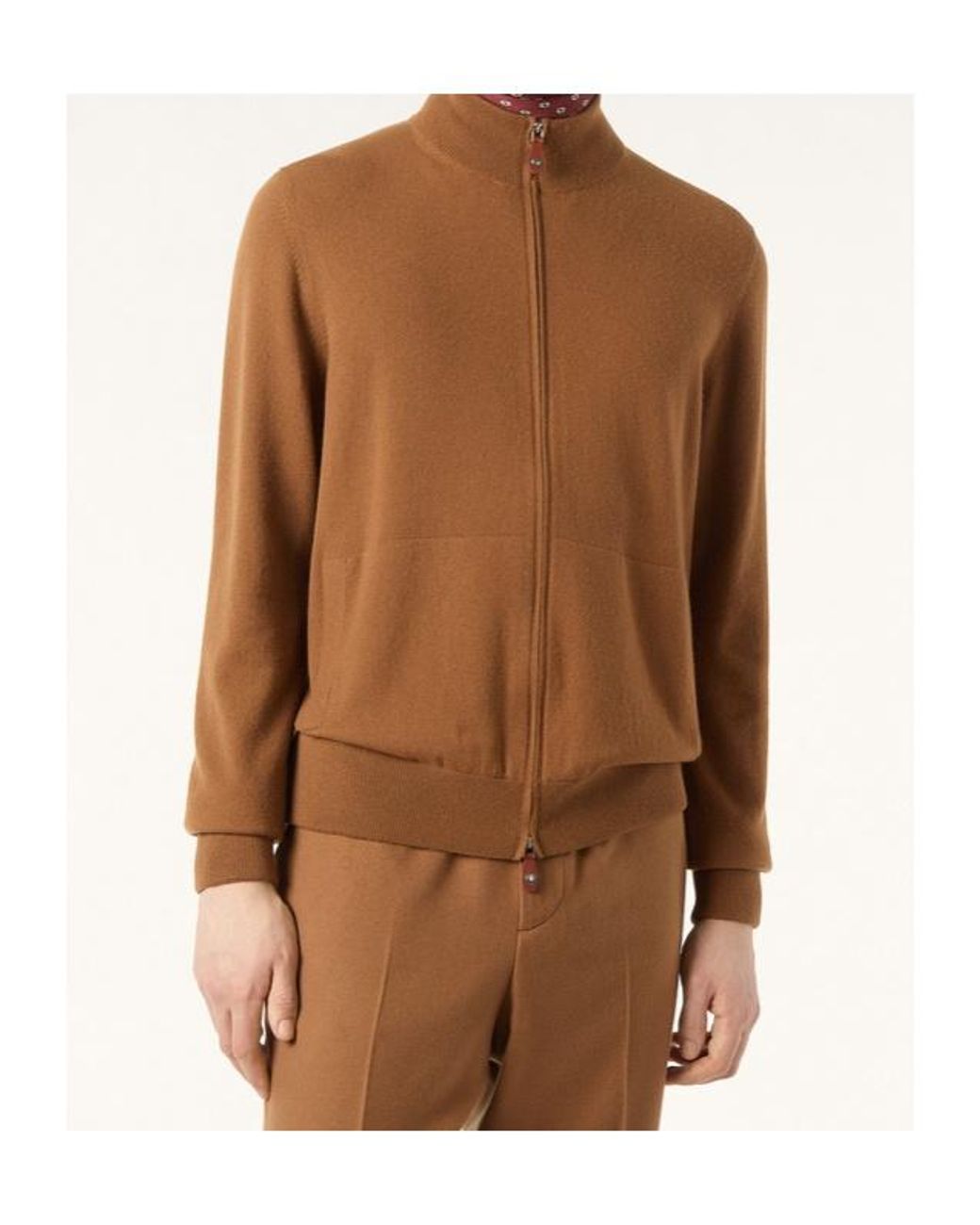 Loro Piana Brown Classic Bomber for men