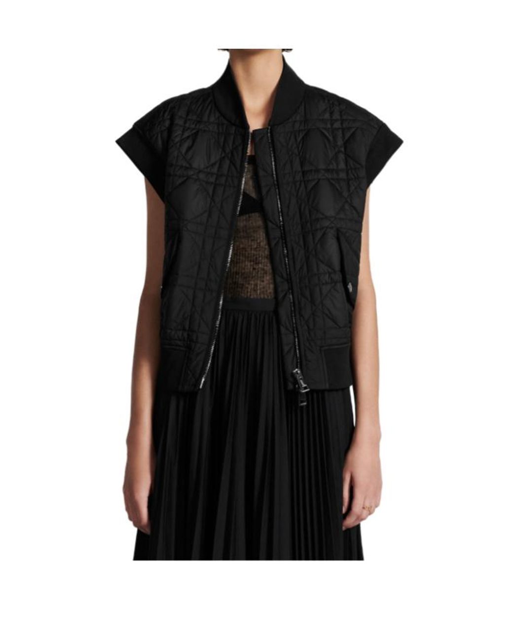 Dior Black Macrocannage Vest
