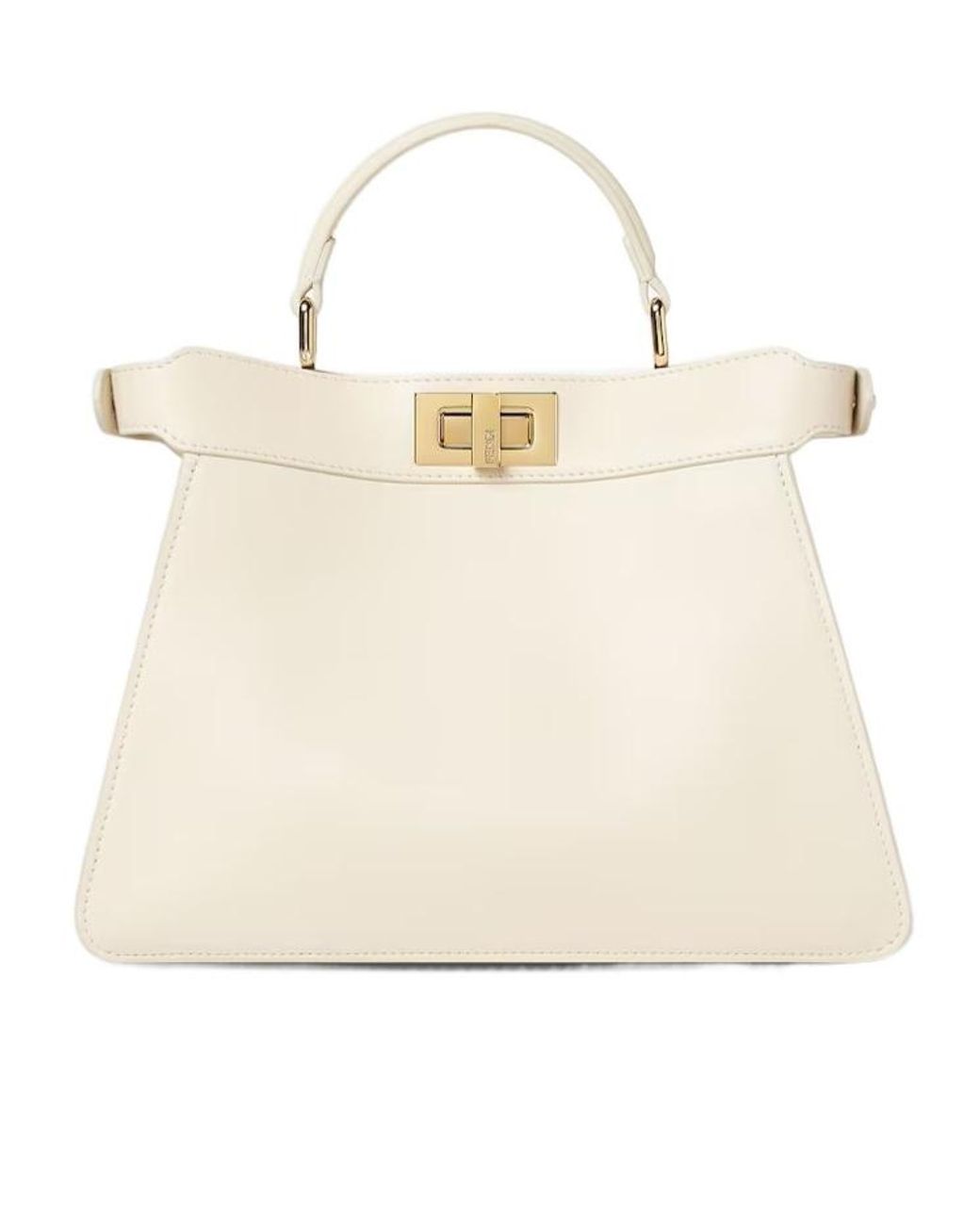 Fendi Natural Peekaboo Iseeu Small Tote Bag