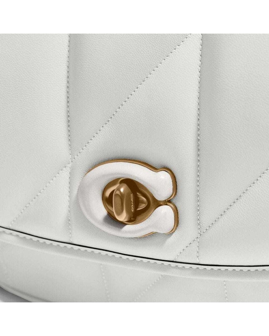 COACH Natural Pillow Madison Quilted Shoulder Bag