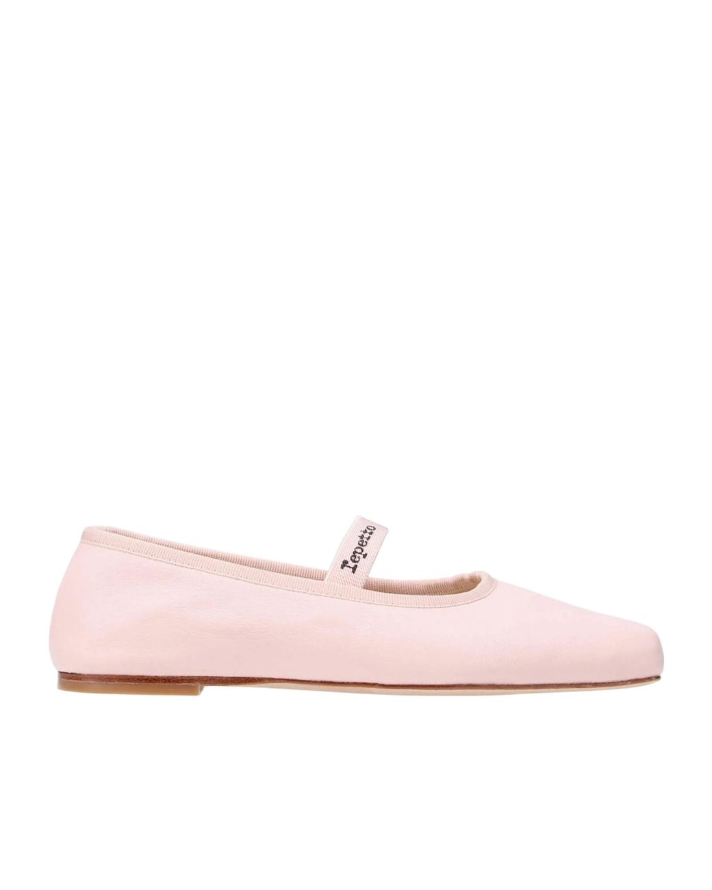 Repetto Pink Lisbeth Square-Toe Ballet Flats