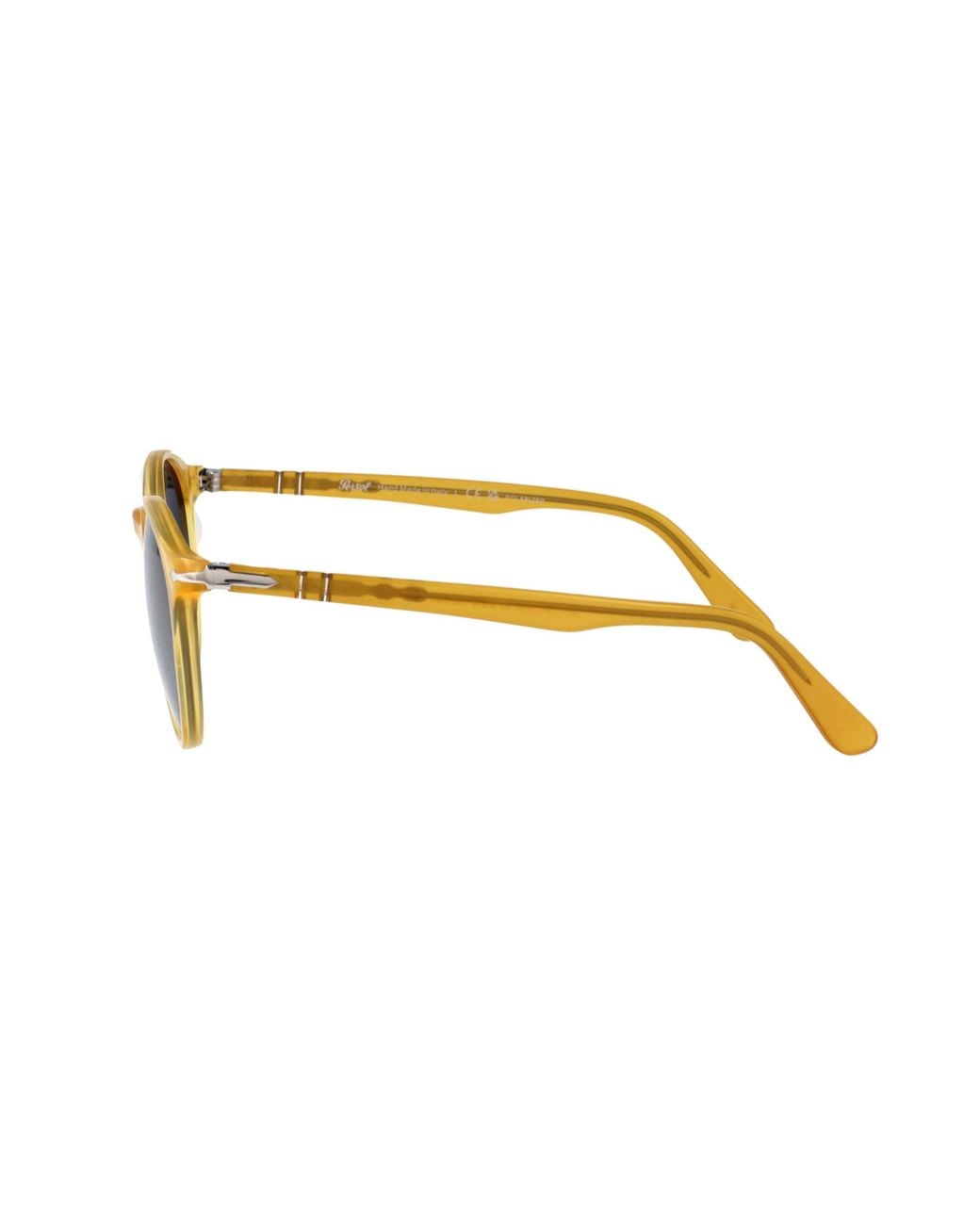 Persol Blue Round Frame Sunglasses for men