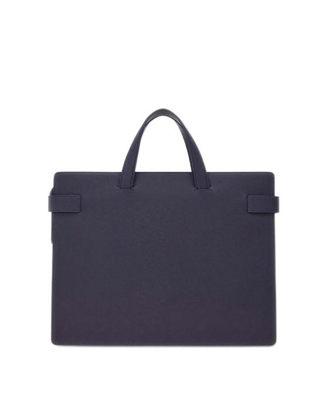 Ferragamo Blue Double-Handle Briefcase for men