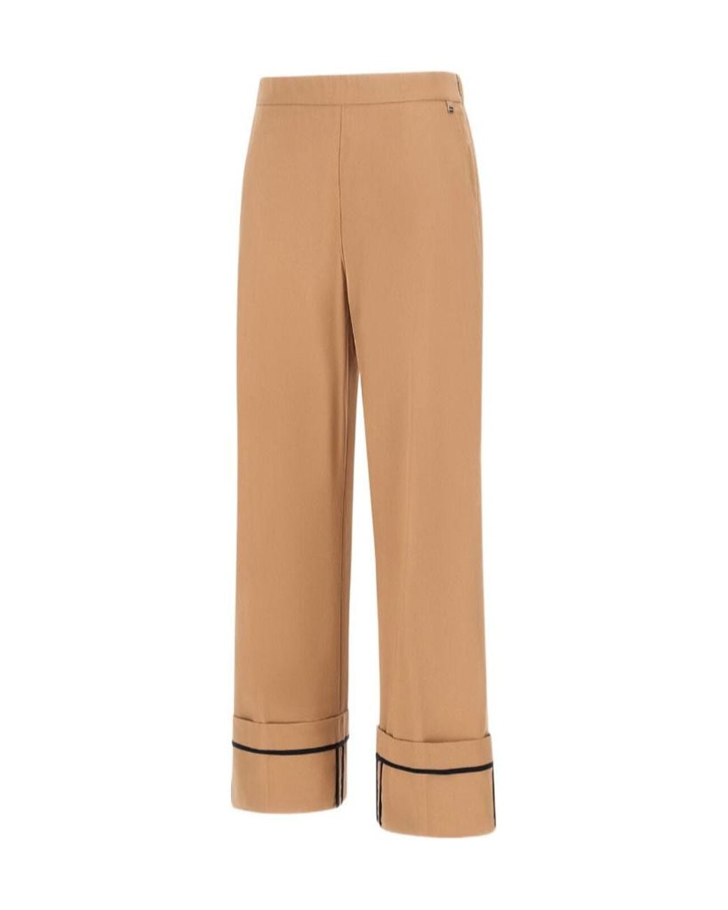 Herno Natural Elasticated Waistband Trousers