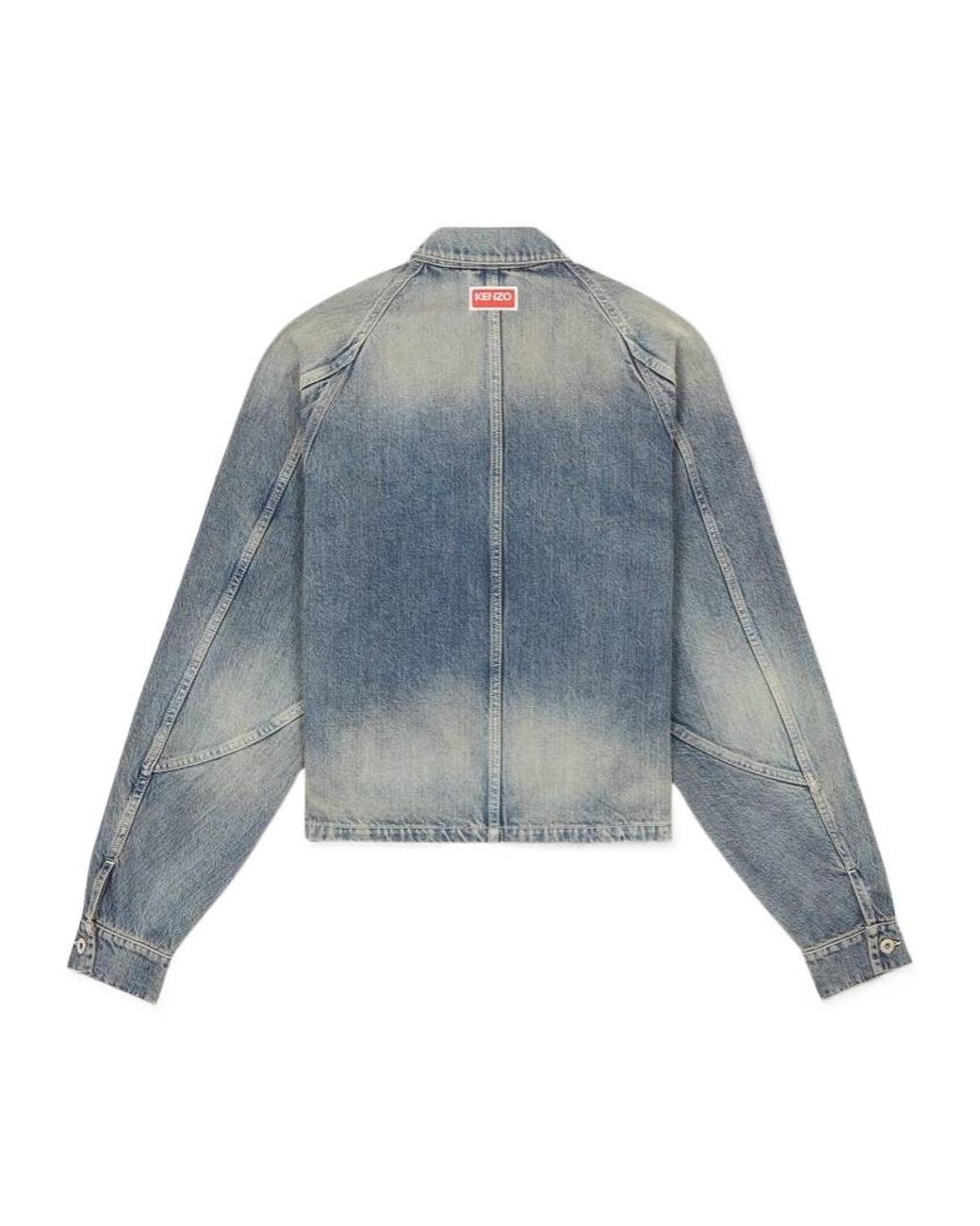 KENZO Blue Creations' Trucker Jacket for men