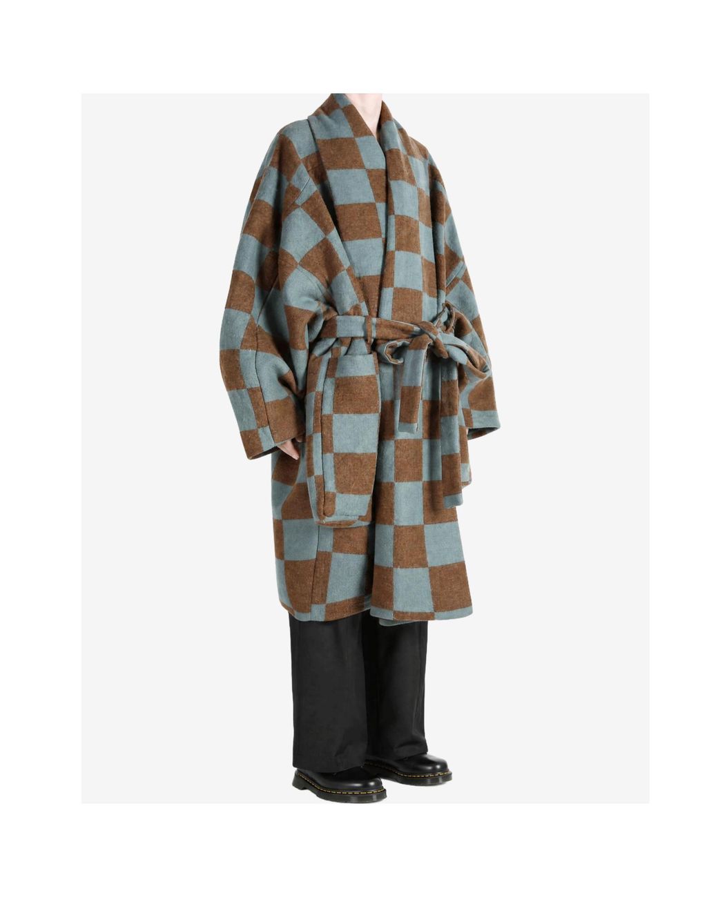 Uma Wang Green Chffo Coat