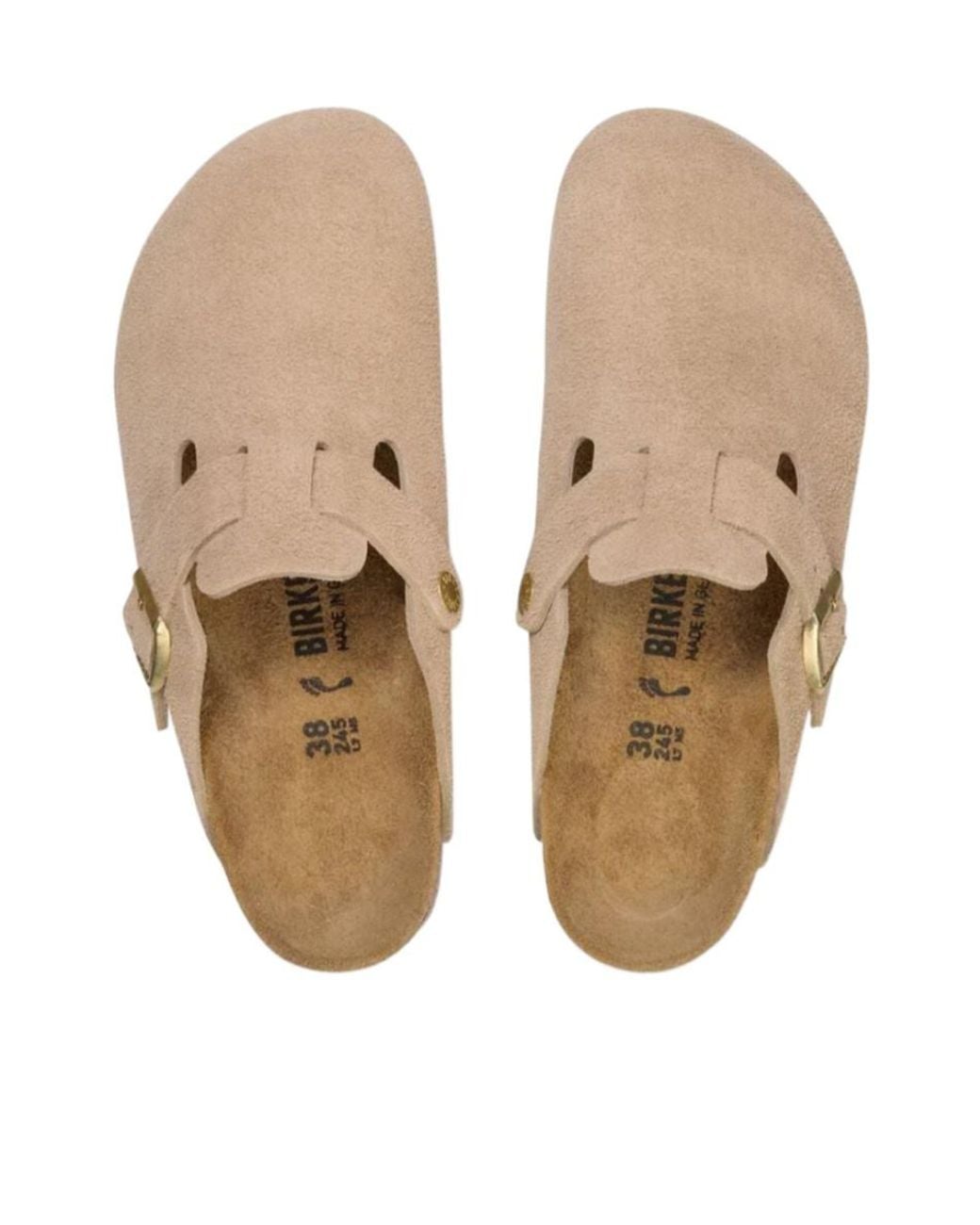 Birkenstock Brown Boston Slip-On Clogs