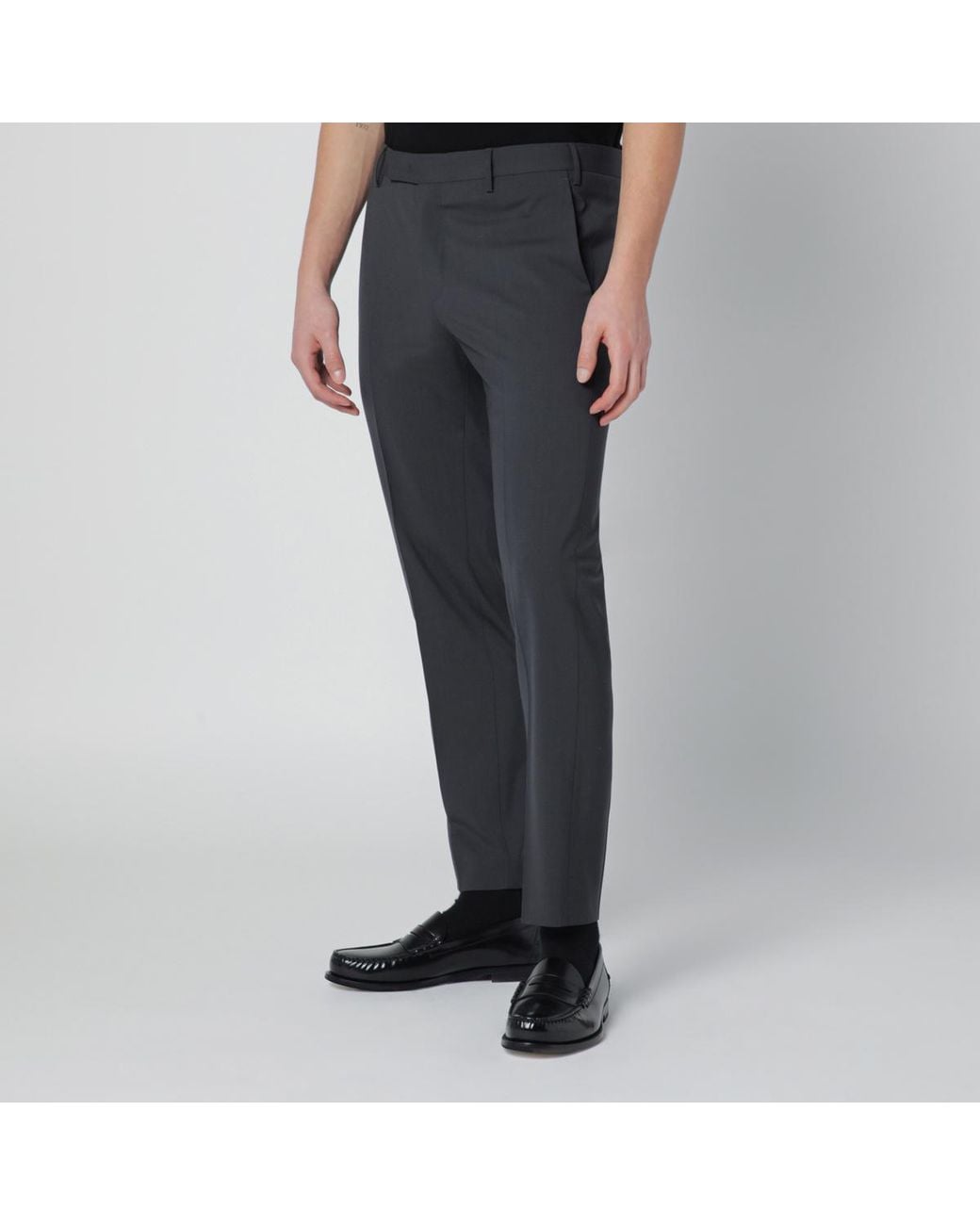 Pt Pantaloni Blue Pt Torino Slim Tailored Pants for men