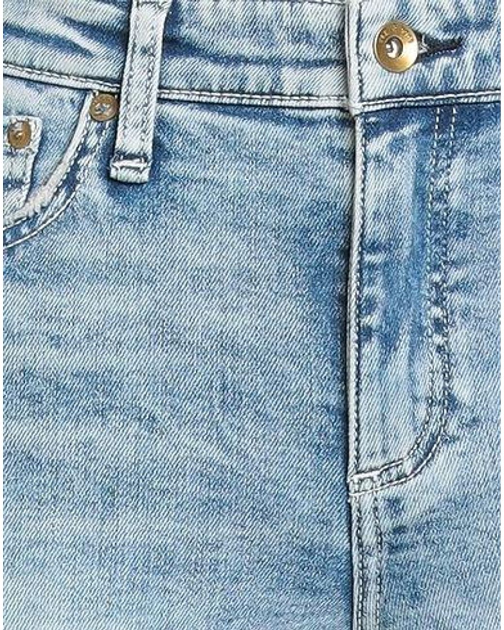 Rag & Bone Blue Light-Colored Skinny Jeans