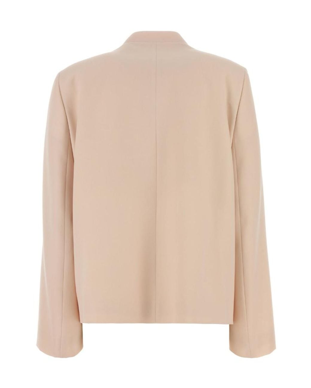 Jil Sander Natural Jacket 82 Wrap Blazer