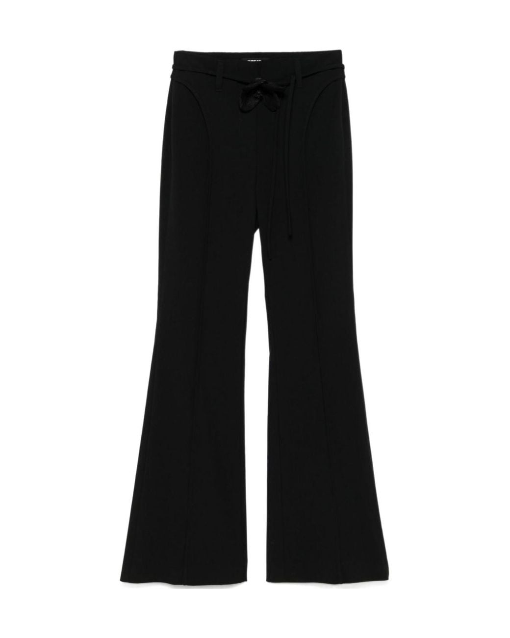 ROTATE BIRGER CHRISTENSEN Black By Birger Christensen Flared Pants