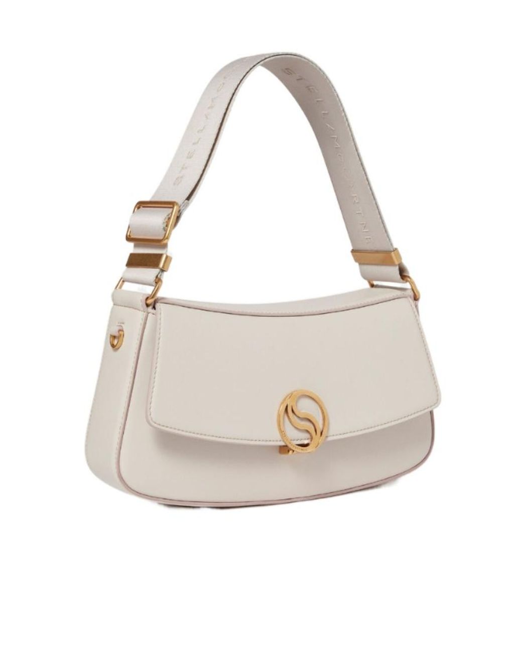 Stella McCartney Natural S-Wave Shoulder Bag