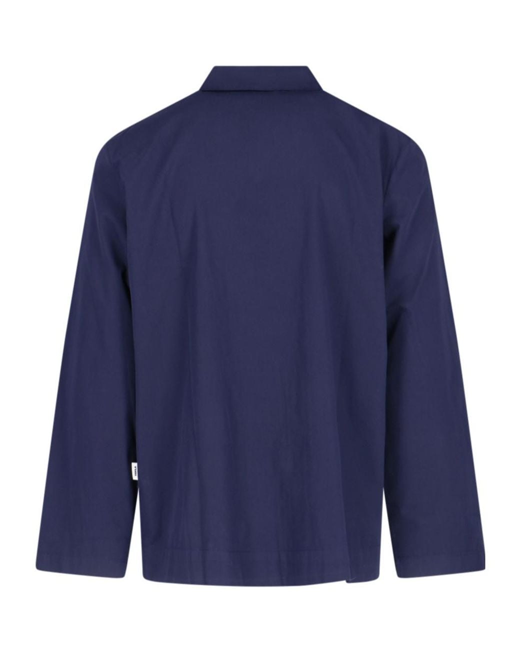 Tekla Blue Long Sleeved Pyjama Shirt for men