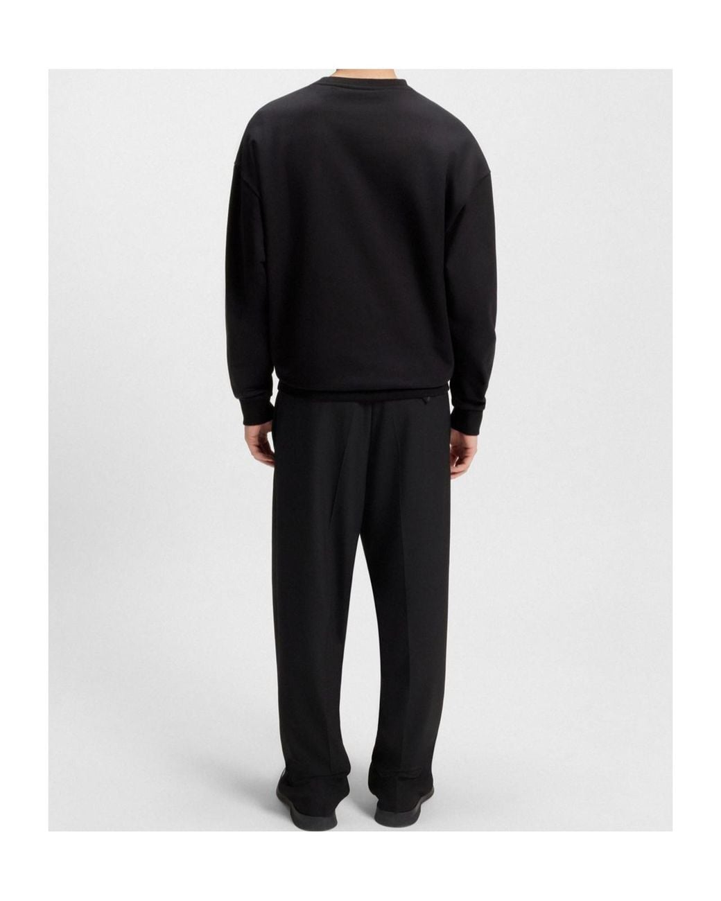 Boss Black Hugo Oversized-Fit Crewneck Sweatshirt for men