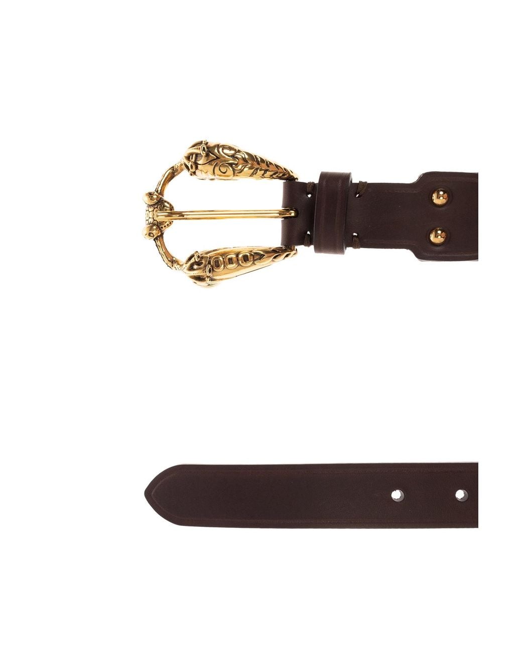 Etro Multicolor Engraved Buckle Belt