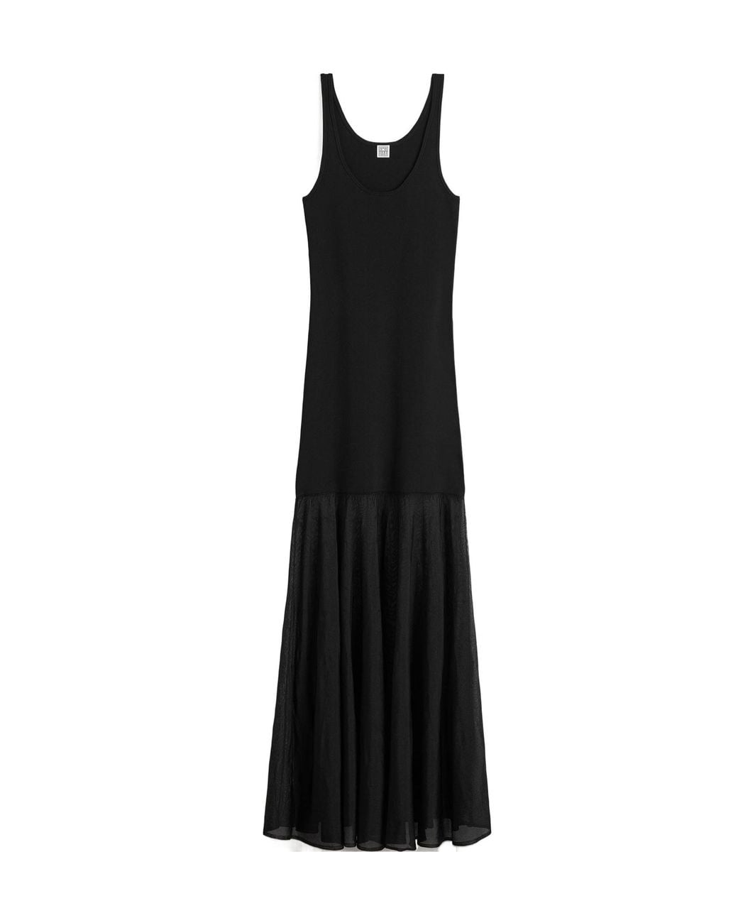 Totême Black Totême Evening Tank Dress