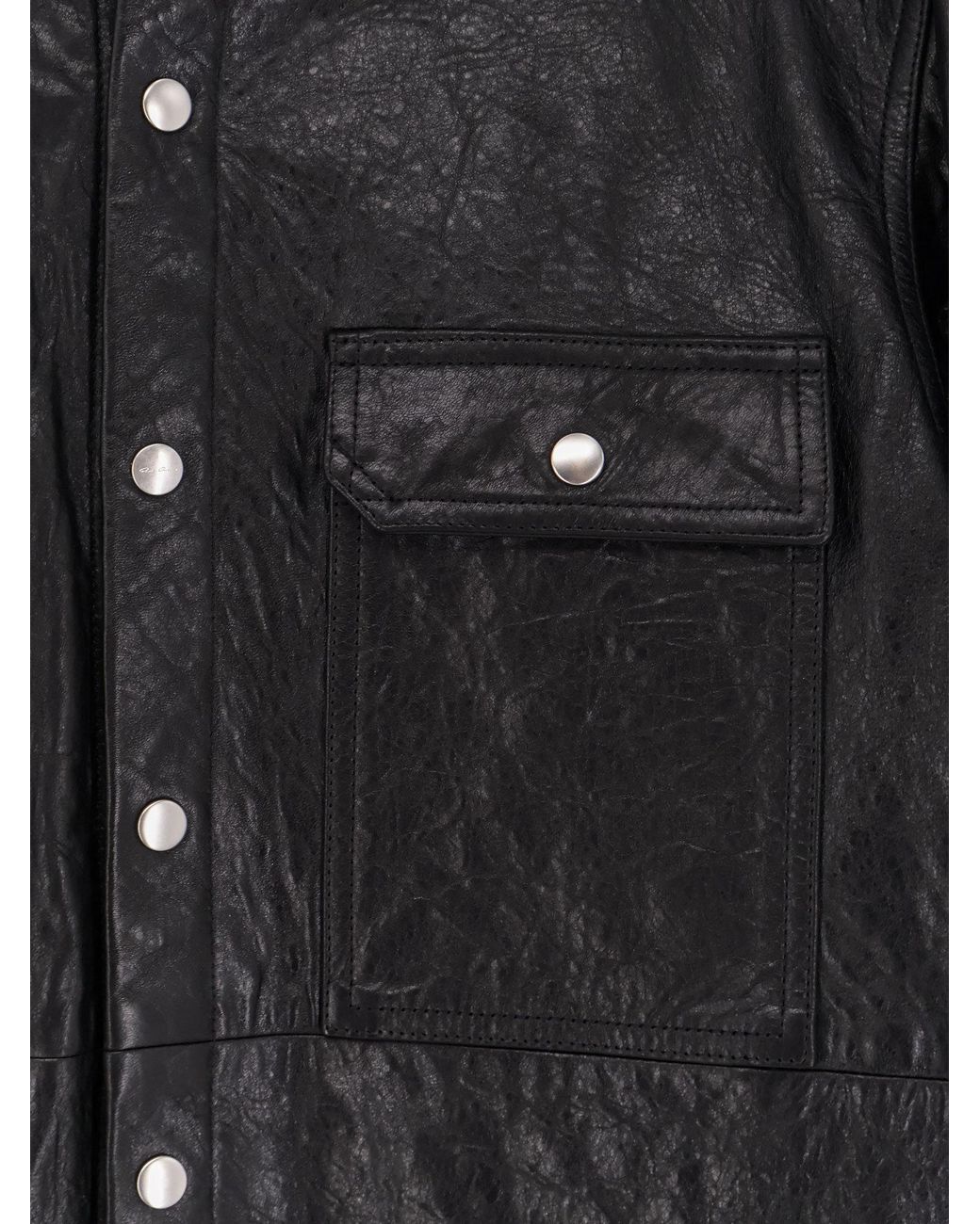 Rick Owens Black Single Breasted Jacket for men