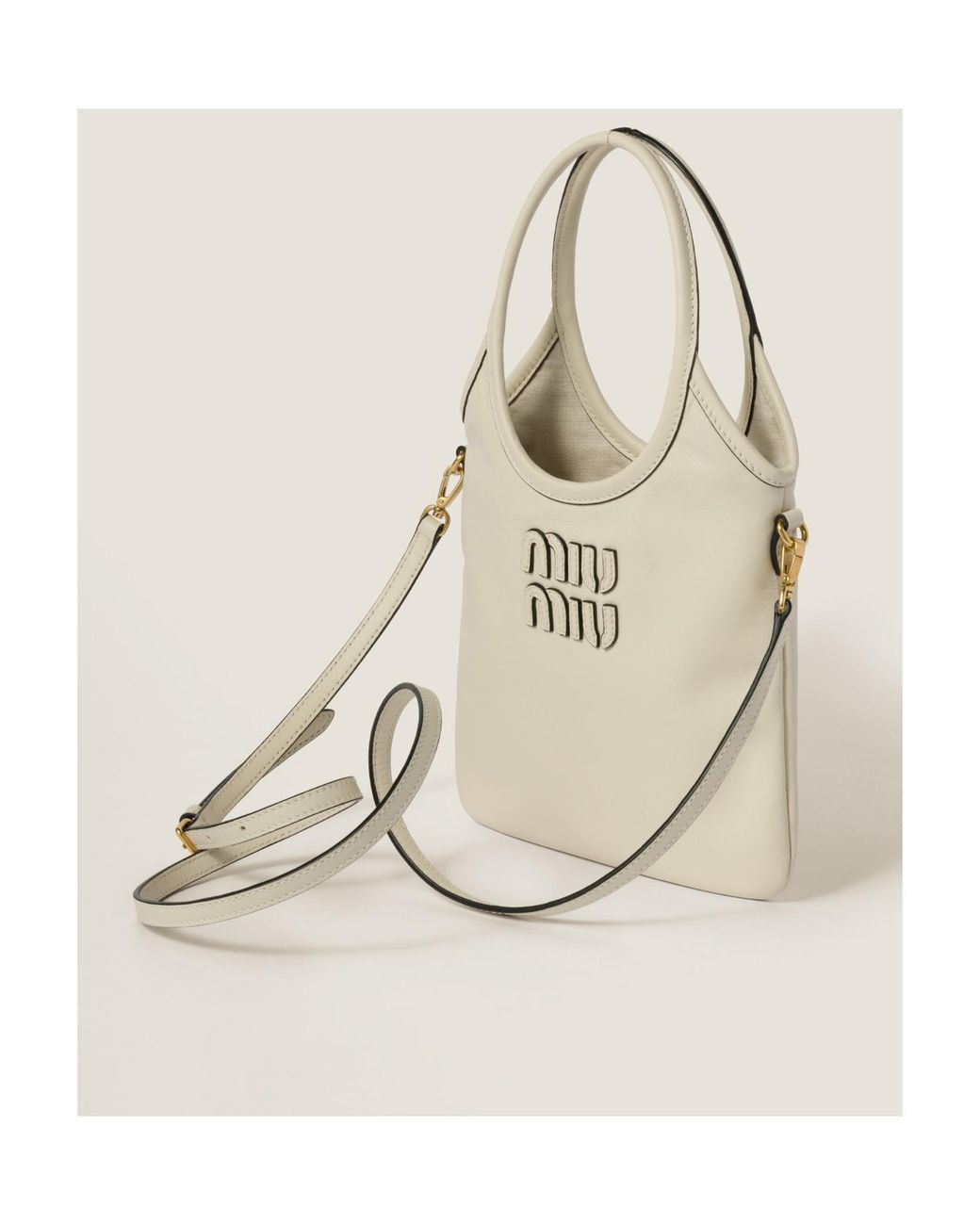 Miu Miu Natural Ivy Tote Bag
