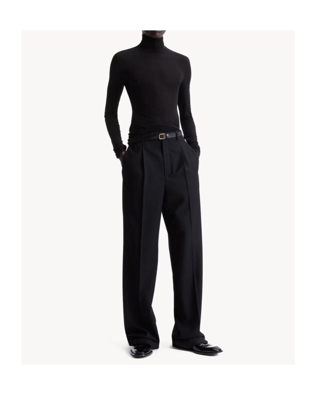 Saint Laurent Blue サンローラン ミッドウエスト テーラードパンツ for men