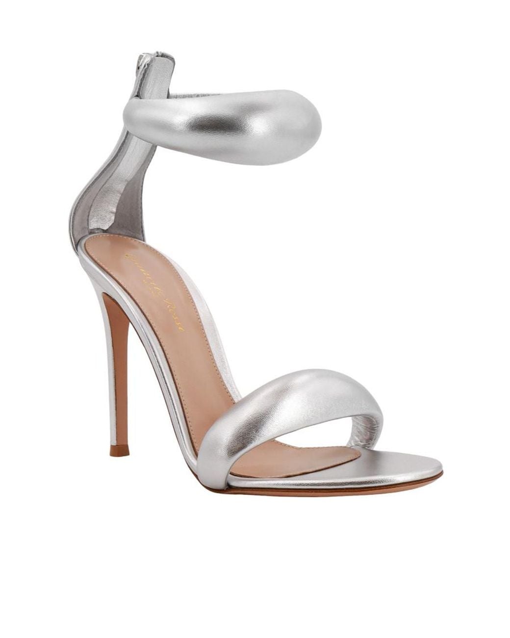 Gianvito Rossi White Flat High-Heeled Sandals