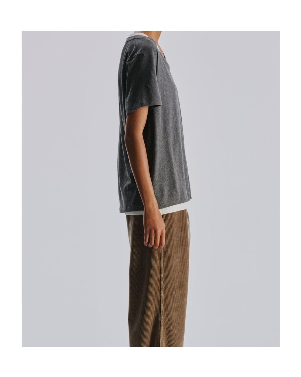 The Row Gray Short-Sleeved T-Shirt
