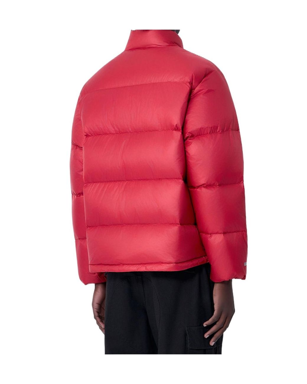Stussy Red Long-Sleeved Cotton Jacket for men