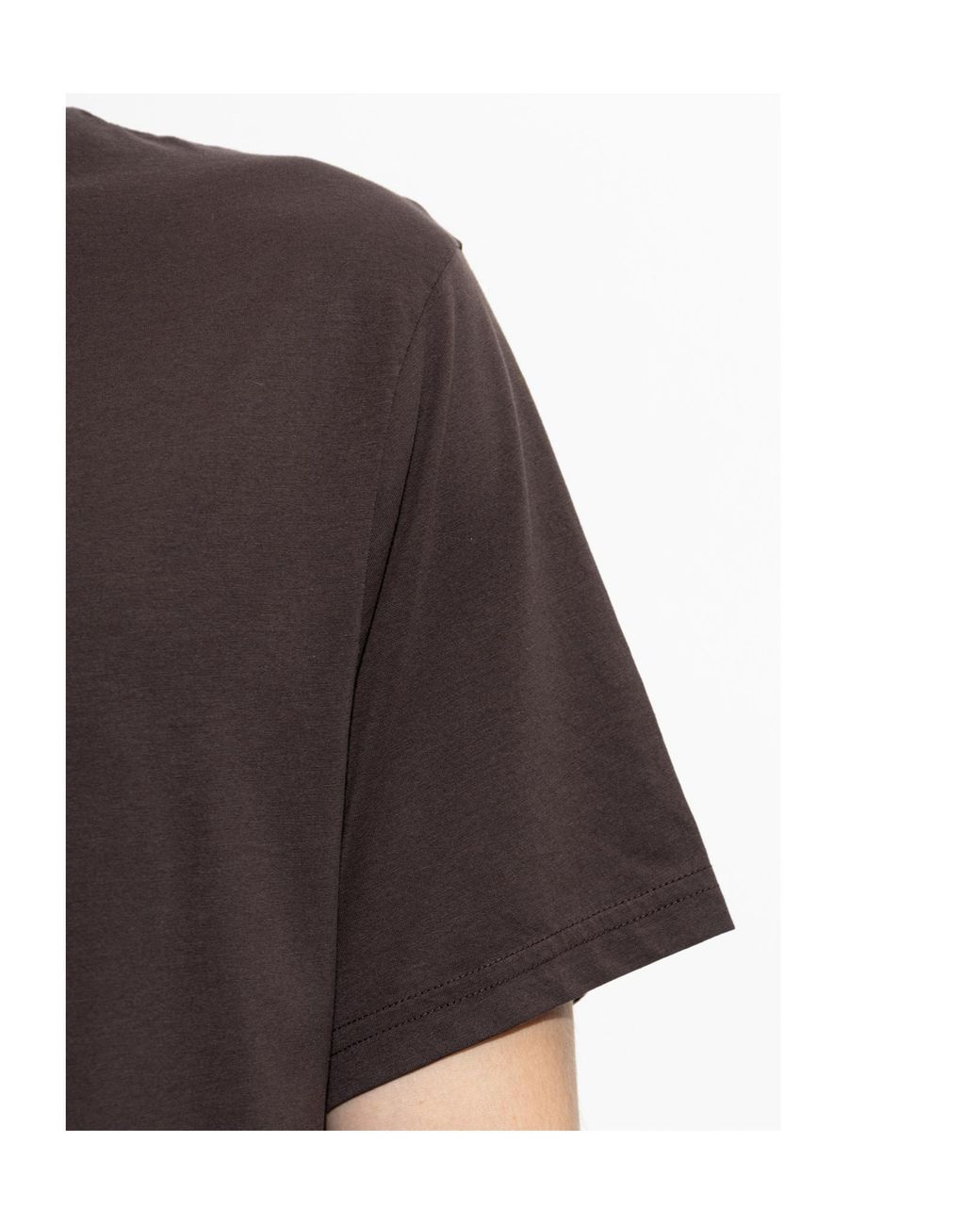 FRAME Black Crewneck T-Shirt for men