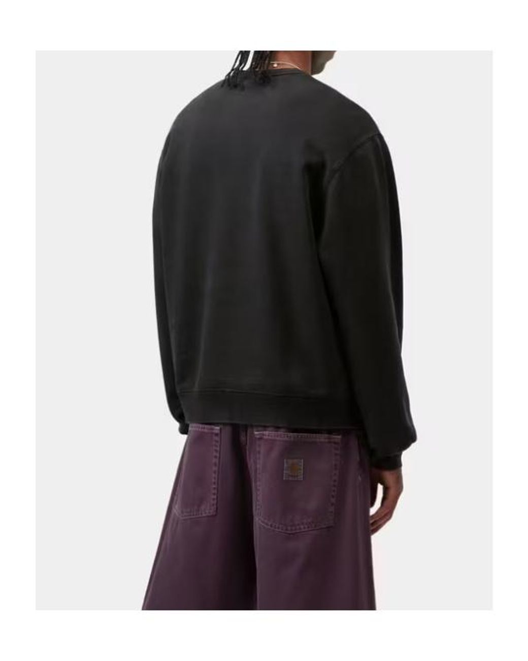 Carhartt Black Faded Pond Corps Sweatshirt for men