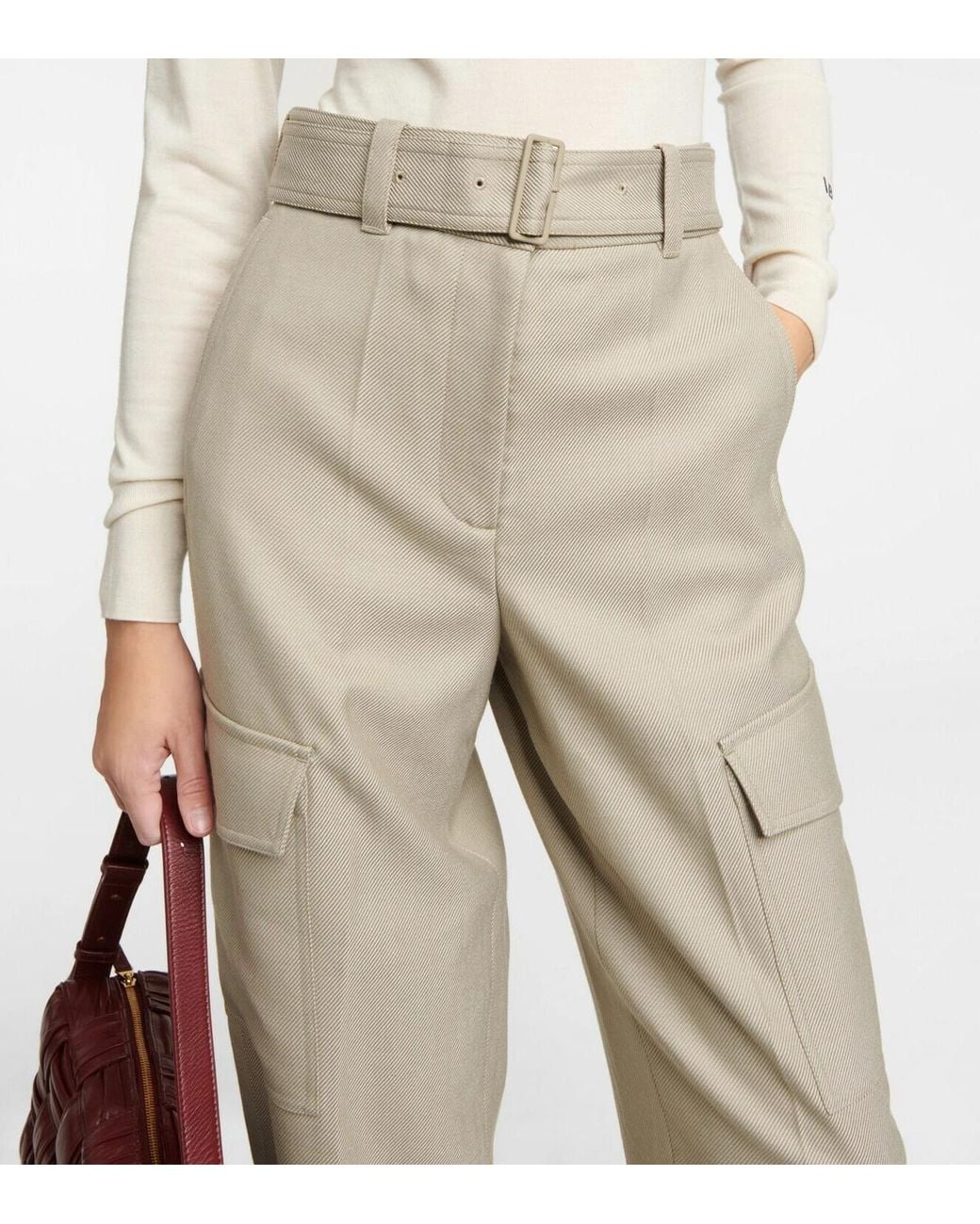 Joseph Natural Devonport Belt Loop Track Pants