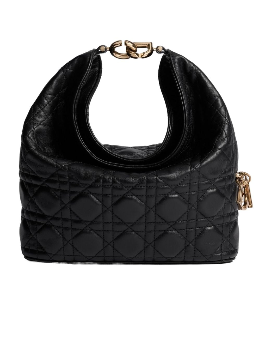 Dior Black Small Toujours Hobo Bag