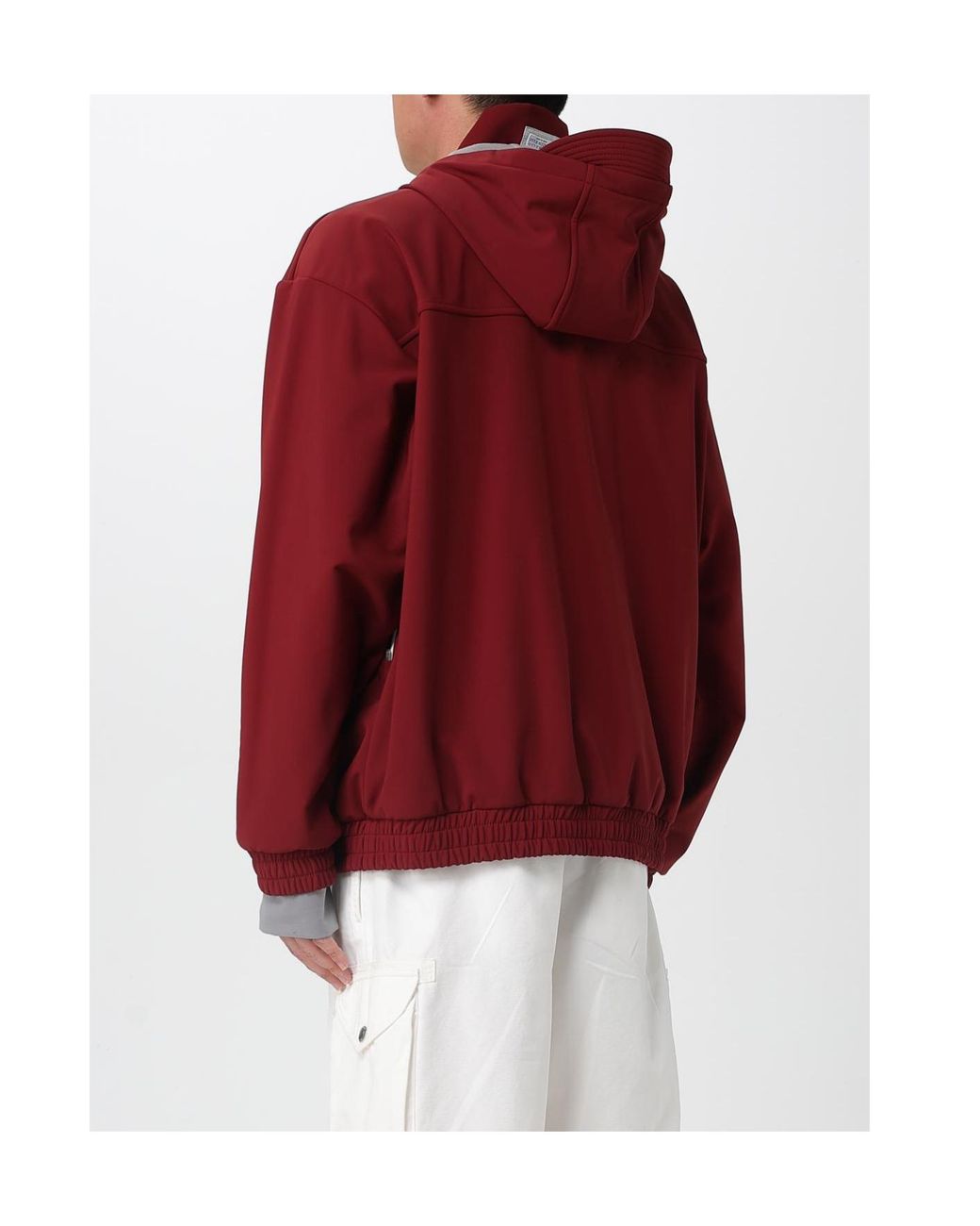 Brunello Cucinelli Red Sweatshirt Jacket for men
