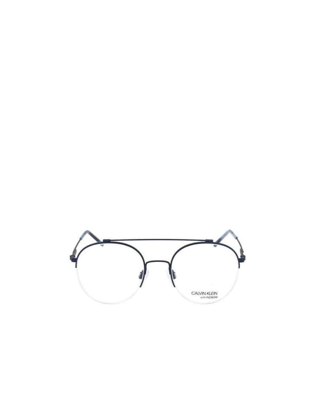 Calvin Klein Metallic Ultra-Fine Half-Frame Flat Mirror for men