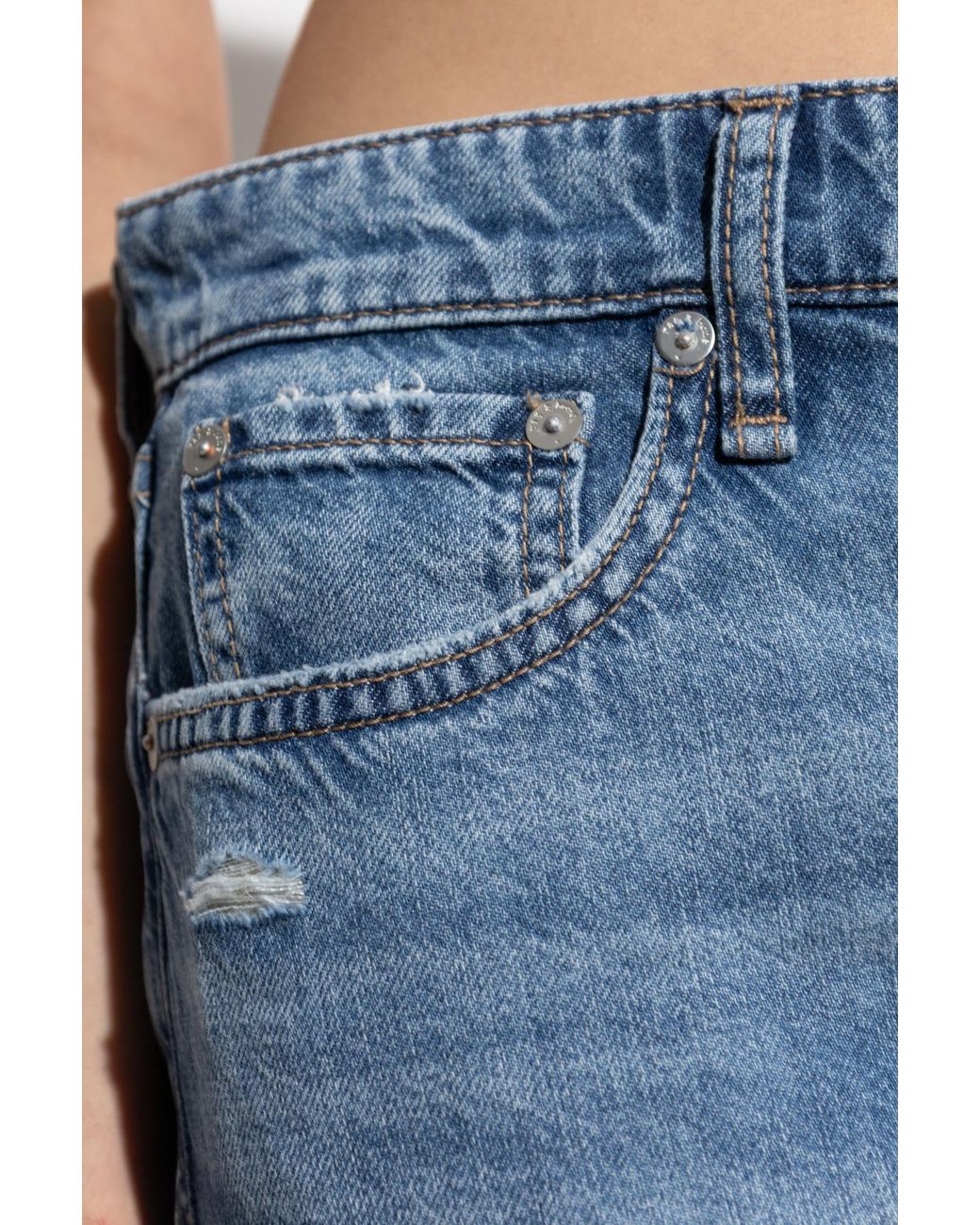 Rag & Bone Blue Jeans With A 'Vintage' Effect