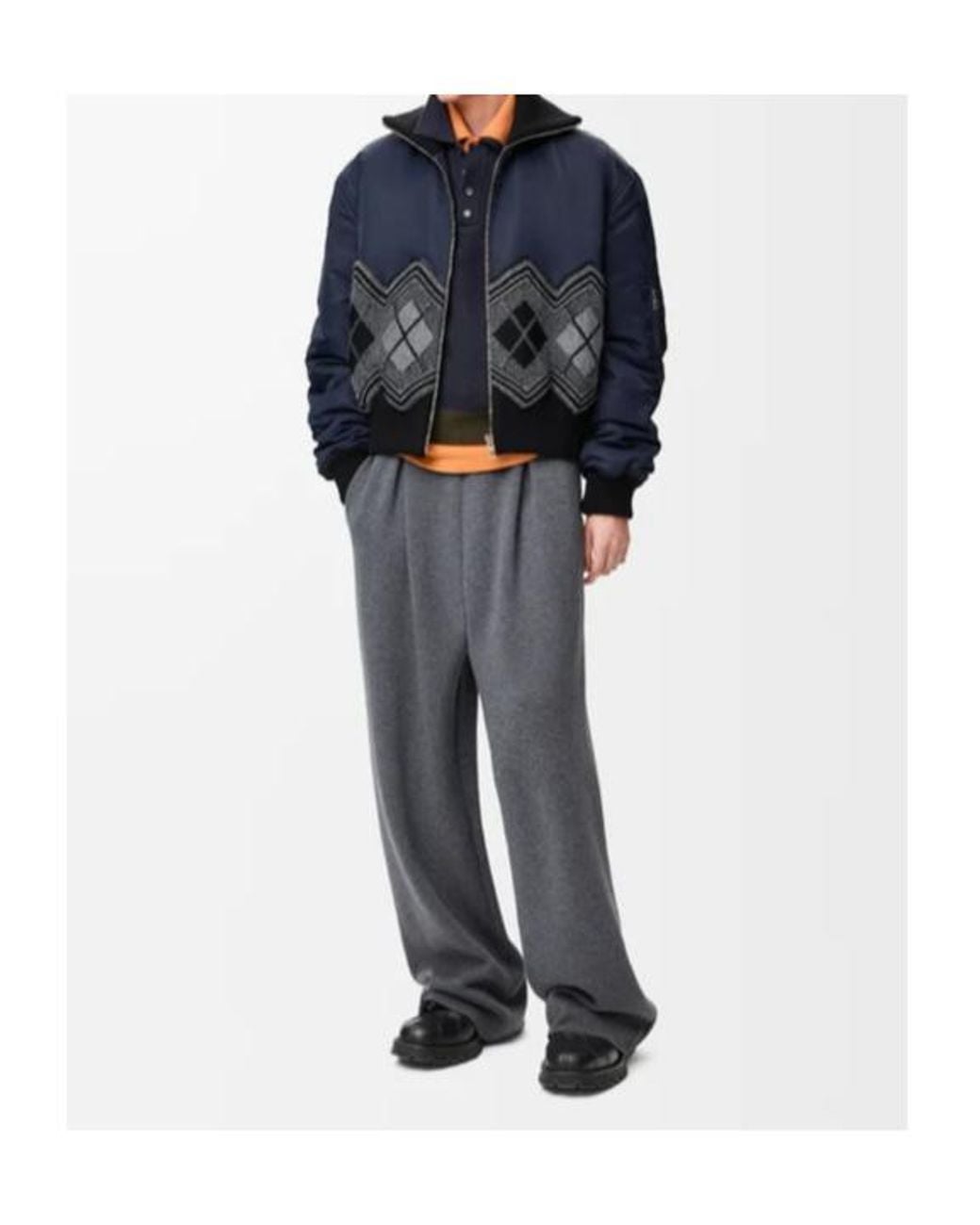 Loewe Blue Bomber Jacket for men
