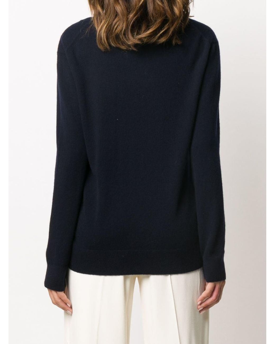 Vince Black V-Neck Cashmere Sweater