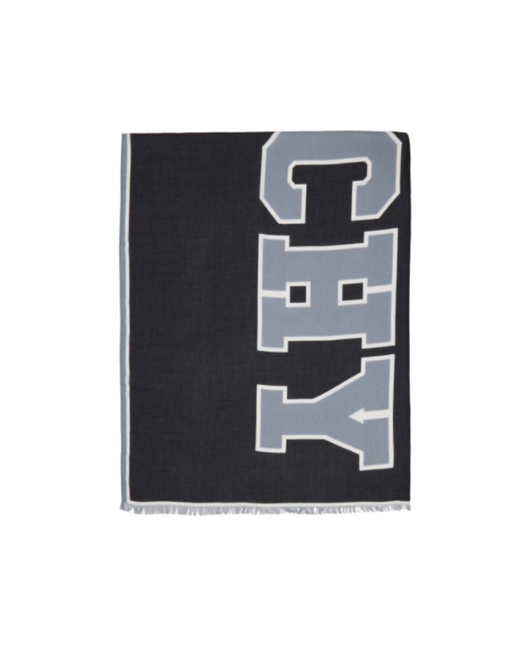 Givenchy Black Tassel Scarf for men