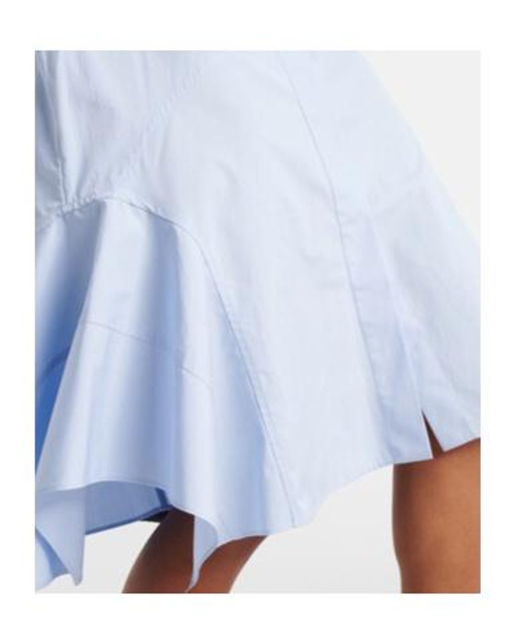 Stella McCartney Blue Cotton Shirt Dress
