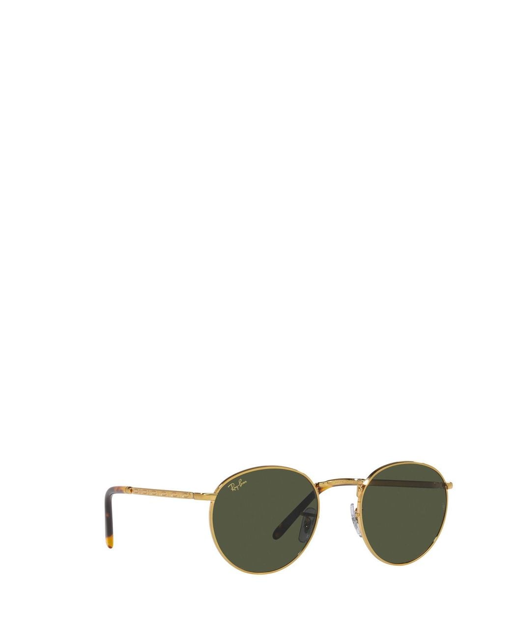 Ray-Ban Green Round Frame Sunglasses for men