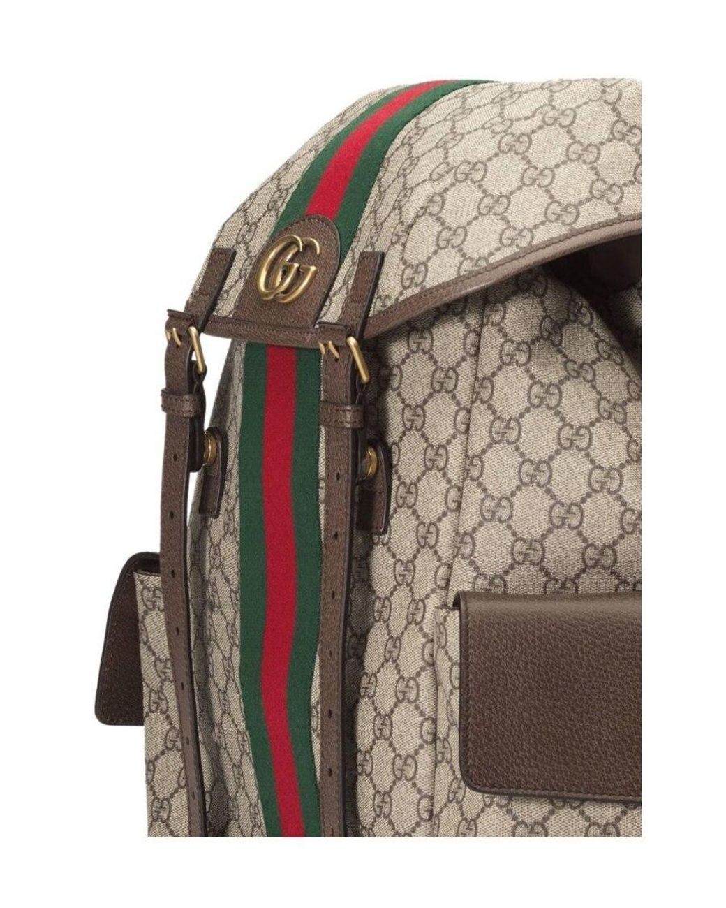 Gucci Brown Gg Supreme Backpack for men