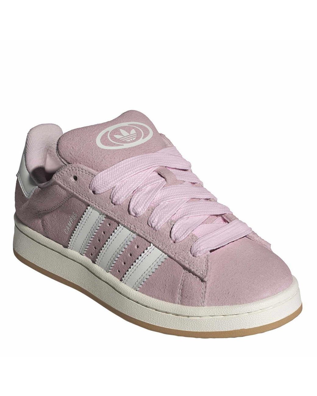 Adidas Originals Pink Suede Lowtop Sneakers