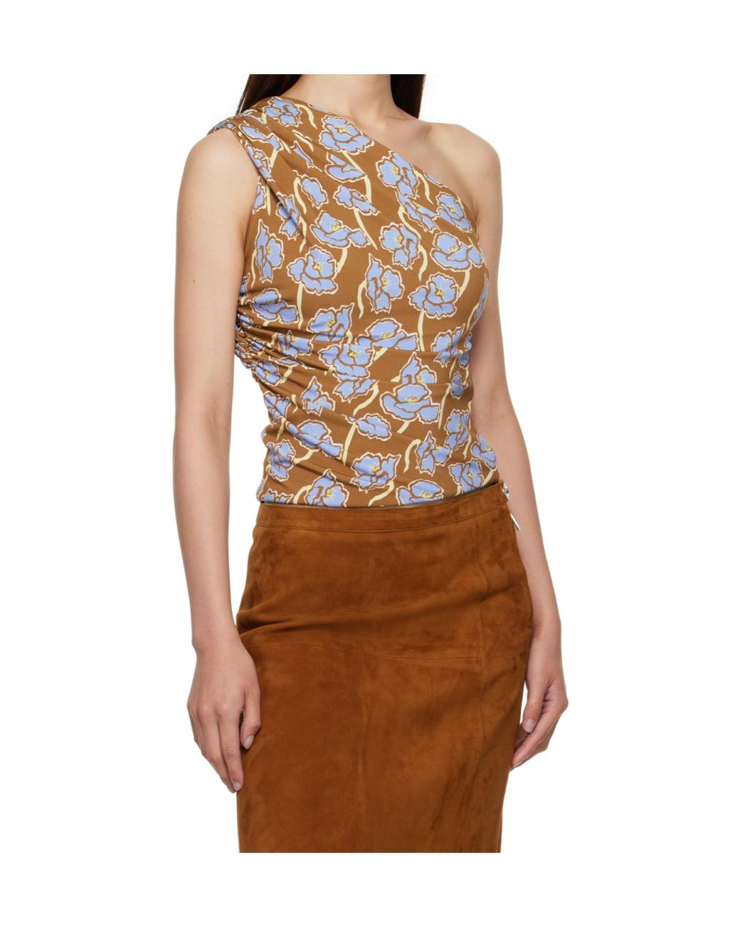 Versace Brown Patterned Top